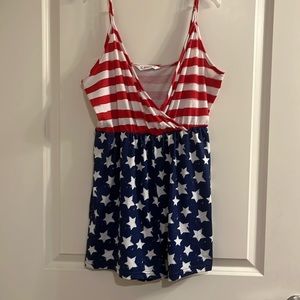 American Flag Romper